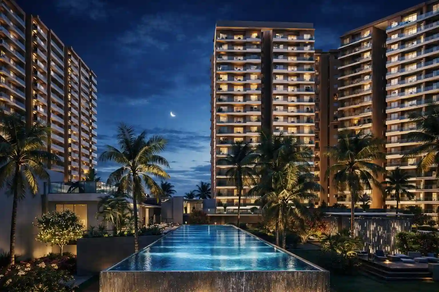 Prestige Raintree Park — Luxury lakefront towers overlooking Varthur Lake in Whitefield, Bangalore